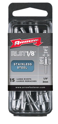 (image for) Rivet Ss 1/8" Long 15/Pk