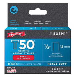 (image for) Staple 1/2" Monel 1000/Pk