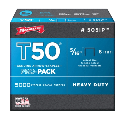 (image for) Staple T50 1/4" Tack 5000/Pk