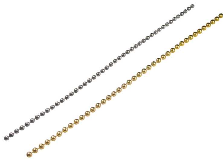 (image for) Beaded Chain #6 Brass 100'