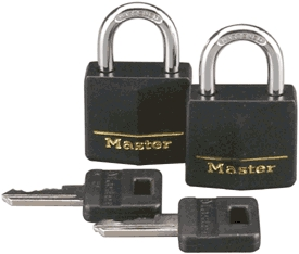 (image for) Padlock 1.75" Brass 2/Pk