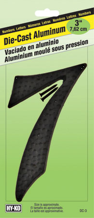 (image for) Number 3" #7 Die-Cast Alum