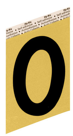 (image for) Numbers, Letters: Aluminum, Reflective