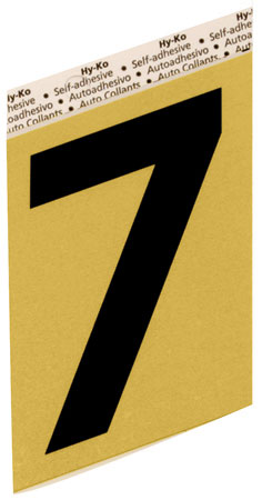 (image for) Number 3.5" #7 Gold Alum