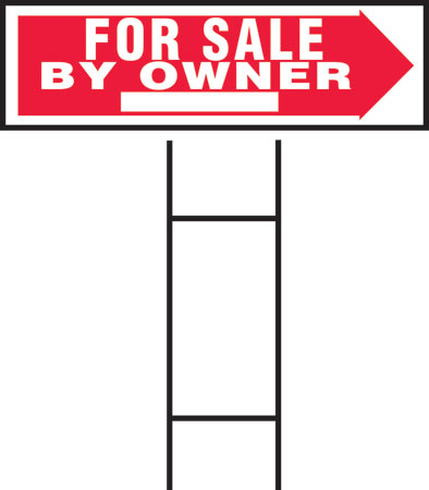 (image for) Sign 10x24"for Sale By Owner"