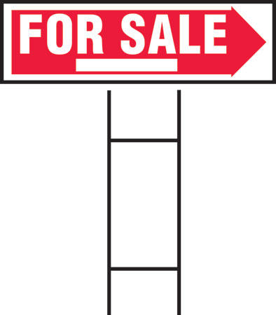 (image for) Sign 10x24 "for Sale"