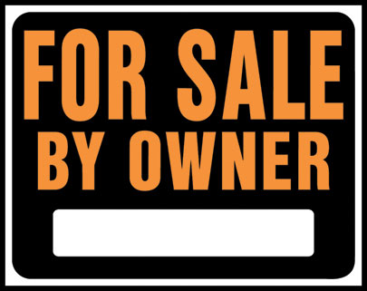 (image for) Sign 15x19 "for Sale/Owner