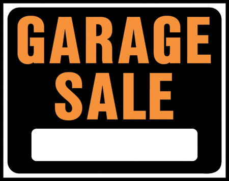 (image for) Sign 15x19 "garage Sale"
