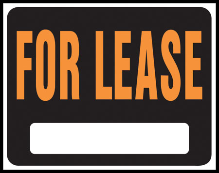 (image for) Sign 15x19 "for Lease"