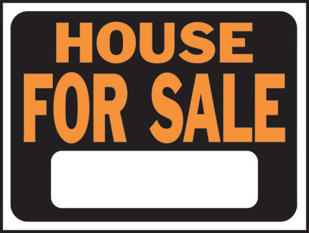 (image for) Sign 9x12 "house For Sale"