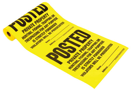 (image for) Sign "legal Posted" 100/Rl