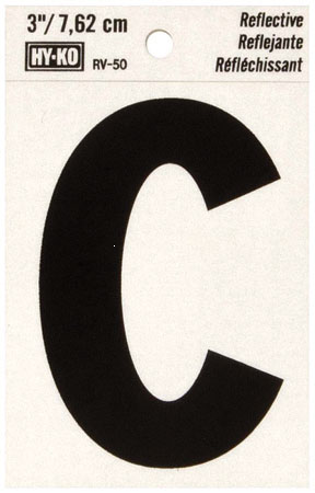 (image for) Letter 3" C Reflective Vinyl