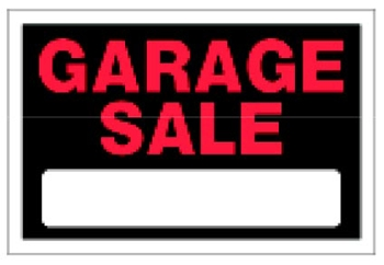 (image for) Sign 8x12 'Garage Sale'