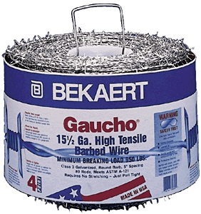 (image for) Barb Wire 4pt 15.5ga 5" Gaucho