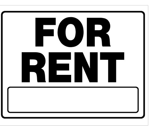 (image for) Sign 20x24 'For Rent'