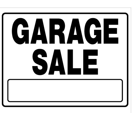 (image for) Sign 20x24 'Garage Sale'