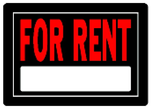 (image for) Sign 10x14 'For Rent'