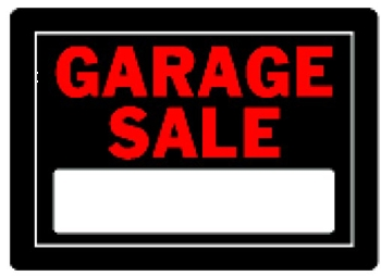 (image for) Sign 10x14 'Garage Sale'