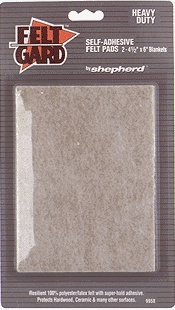 (image for) Felt Pad 3/8" Md Brown 46/Pk