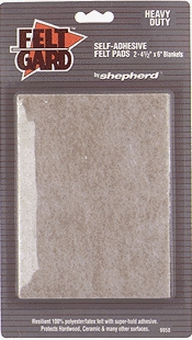 (image for) Felt Pad 3/8" Md White 75/Pk