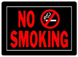 (image for) Sign 10x14 'No Smoking'