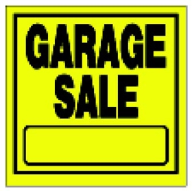 (image for) Sign 11x11 'Garage Sale'
