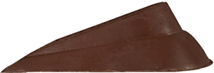 (image for) Door Wedge V335 Brown 2/Pk