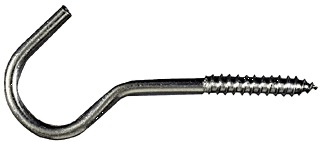 (image for) Screw Hook 3/8x4-7/8" Ss
