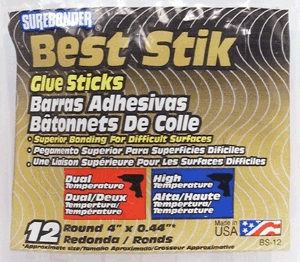 (image for) Glue Stick Hi-Temp Reg 4"12p