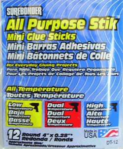 (image for) Glue Stick All-Temp Mini 4"12p