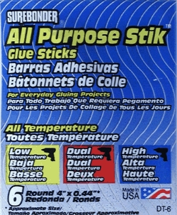 (image for) Glue Stick All-Temp Reg 4"6p
