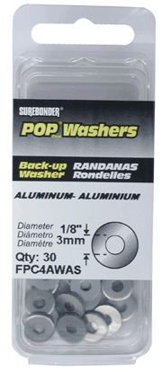 (image for) Washer 1/8" Alum 30/Pk