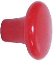 (image for) Knob 1-1/2" White Plastic