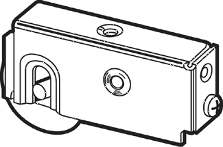 (image for) Roller Asby Sldg Gls Door 1.5"