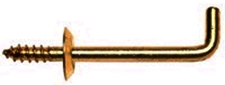 (image for) Shoulder Hook Brass 1-1/2"2/Cd