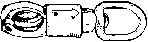 (image for) Snap 1-1/8" Panic Swvl Eye Znc