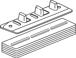 (image for) Wardrobe Door Guide & Riser