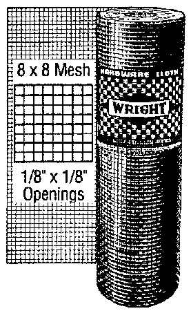 (image for) Wire Netting: Hardware Cloth, Plastic/Coated