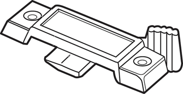 (image for) Sash Lock Slim Line N/Kpr Wht