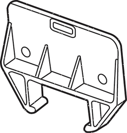 (image for) Drawer Guide Nyl 1-1/8" Track