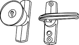 (image for) Latches: Door, Push-Button, Keyed