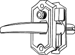 (image for) Lock Storm Door Push/Pull Out