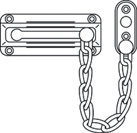 (image for) Door Guard Chain Brass