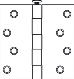 (image for) Hinge 4x4" Antq Brass