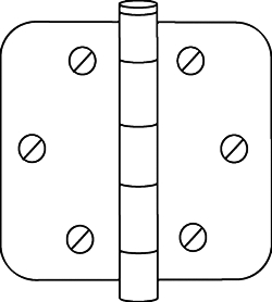 (image for) Hinge Us4 Fm 1/4" Rad 3-1/2"