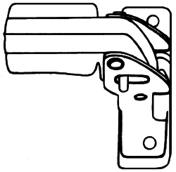 (image for) Storm Door Lock Inside Alum