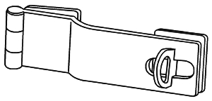 (image for) Hasps: Swivel Staple