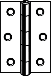 (image for) Door Hinge Non-Mortise