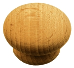 (image for) Knob 1-1/2"dia Mushroom