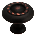 (image for) Knob 1-1/4"dia Oil-Rubbed Brnz